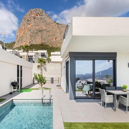 Casa Con Piscina Privada Polop Villa Bagian luar foto