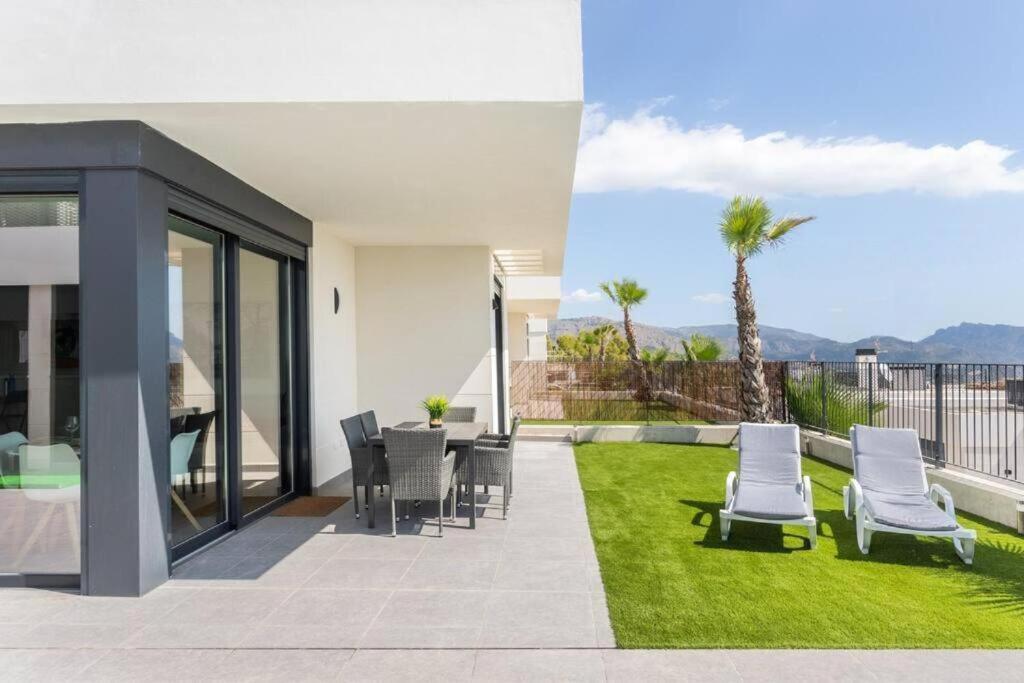 Casa Con Piscina Privada Polop Villa Bagian luar foto