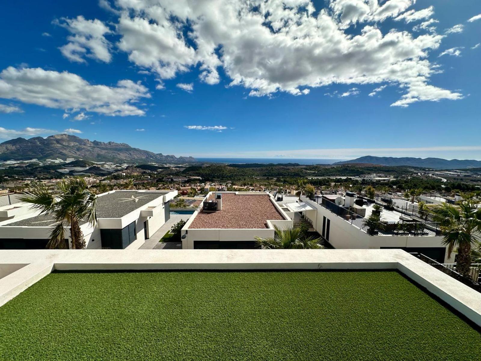 Casa Con Piscina Privada Polop Villa Bagian luar foto